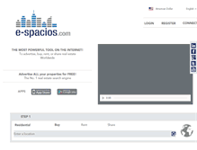 Tablet Screenshot of e-spacios.com